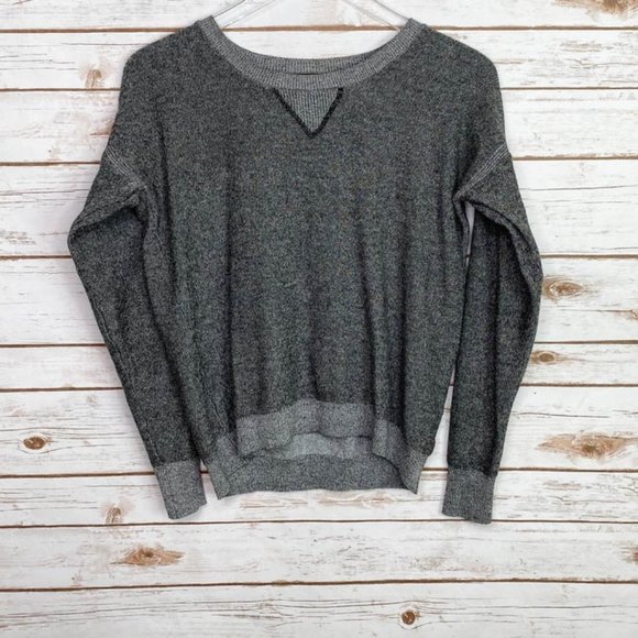 Poof! Sweaters - POOF long sleeve gray pullover casual sweater M